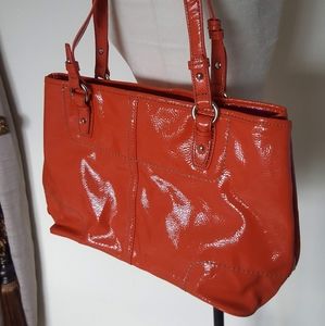 Nine West Orange Shoulder Bag and Wristlet